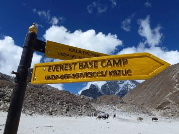 on way to everest