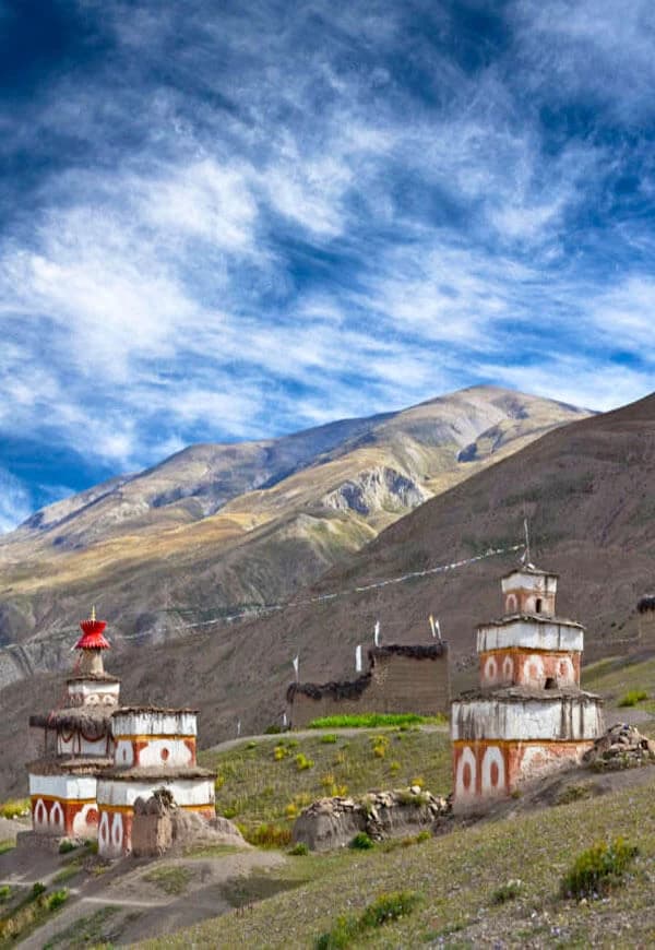 Ancient Bon stupa and Monastery, Dolpo
