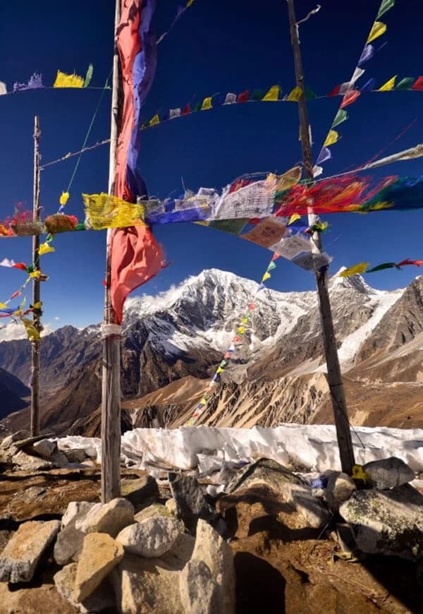 Langtang from Kyanjin Ri