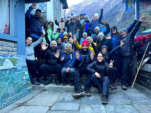 Group Photo Annapurna Base Camp