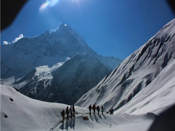 Returning From Annapurna Base Camp Walkmountain